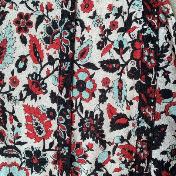 A.L.C. Silk Hadley Floral Mini Dress Size 6 - Picture 8 of 16